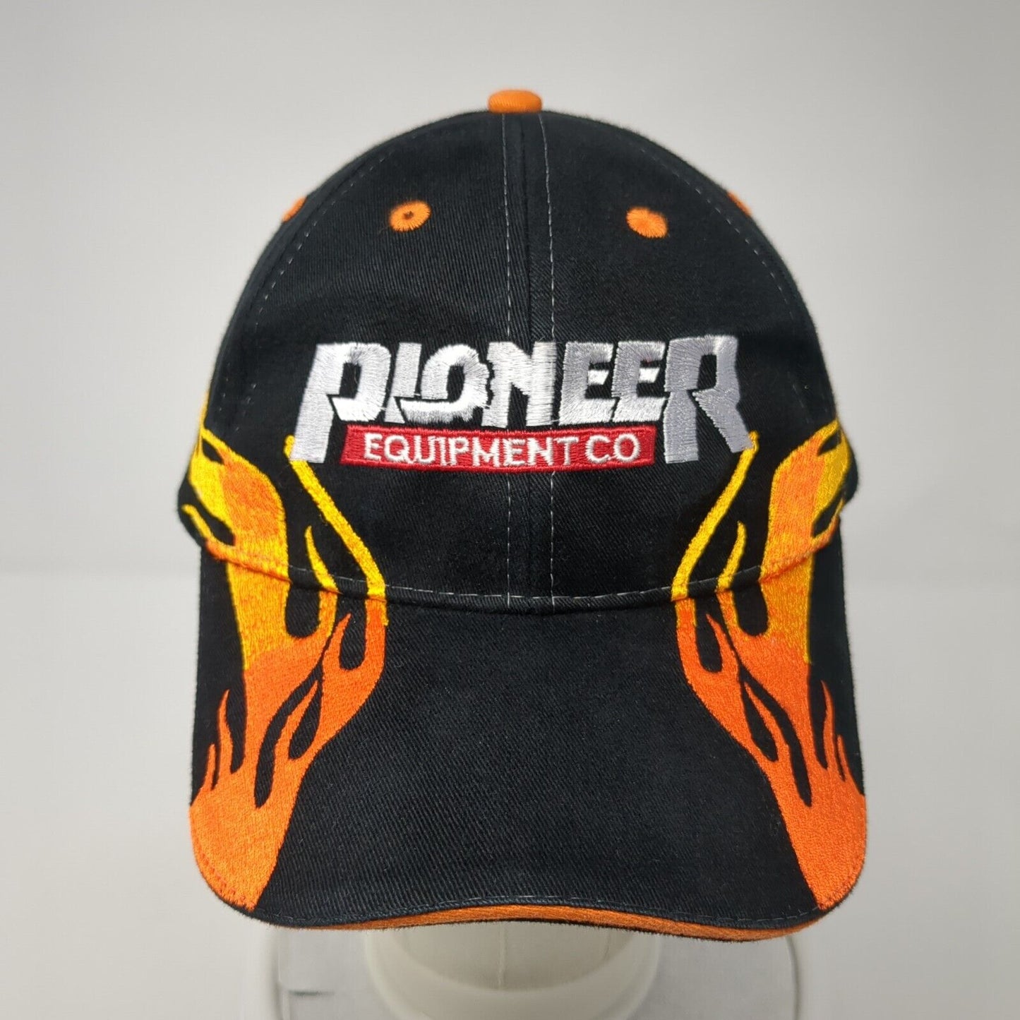 Pioneer Equipment Co Strapback Hat Black One Size Adjustable Embroidered Otto