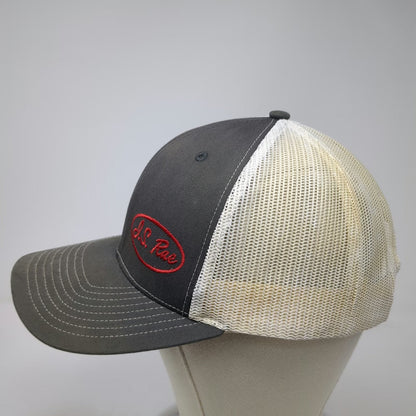 Richardson Trucker Hat Gray One Size Mesh Back Snapback JS Rae Embroidered Logo