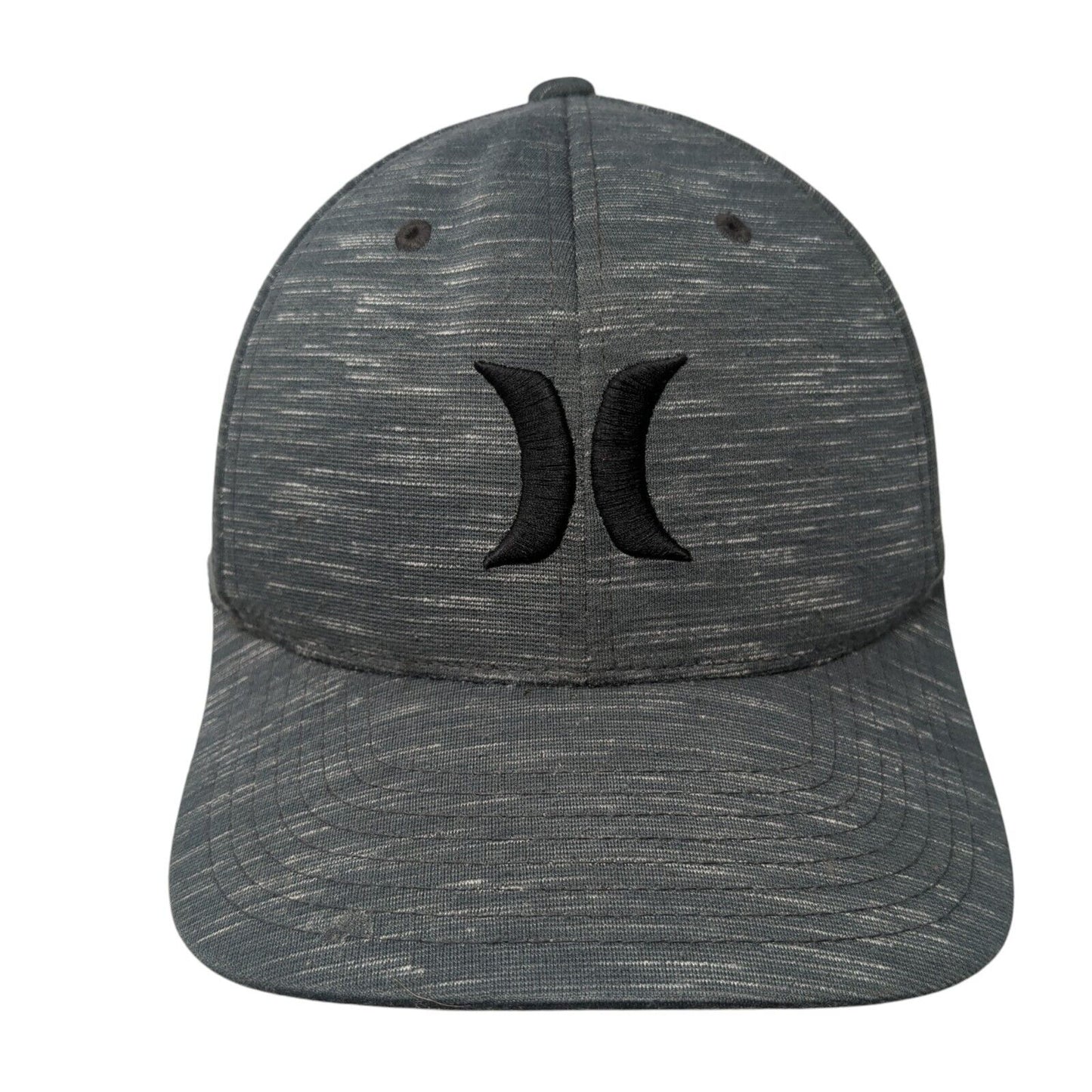 Hurley Fitted Hat Gray Small-Medium Embroidered Logo Flexfit Yupoong