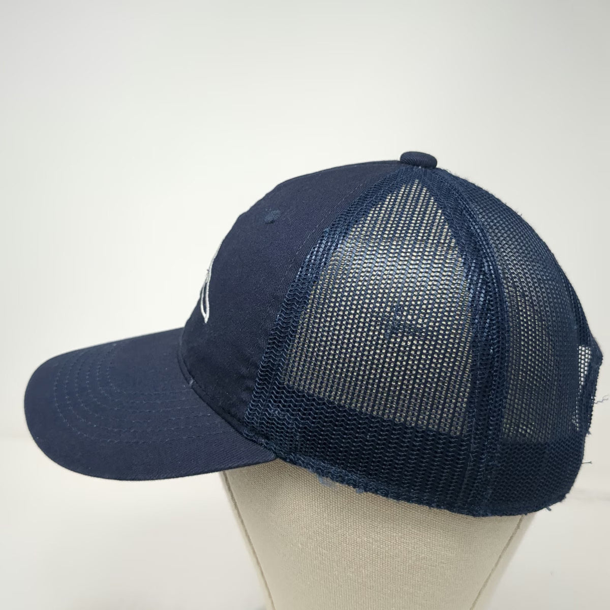 Ducks Unlimited Baseball Cap Blue One Size Mesh Back Strapback Duck Logo Hat