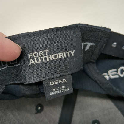 Port Authority Snapback Black Hat One Size Saint Alphonsus Security Flexfit 110