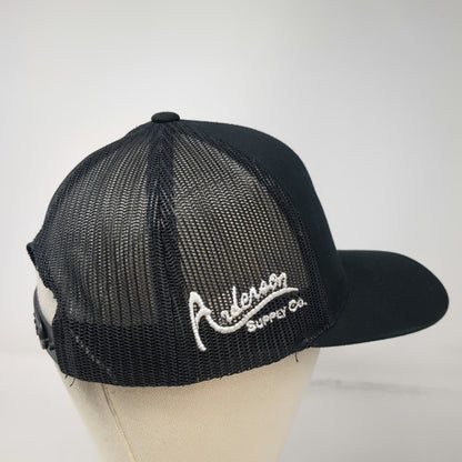 Pacific Headwear Trucker Hat Black One Size Mesh Back Chief Anderson Supply Co