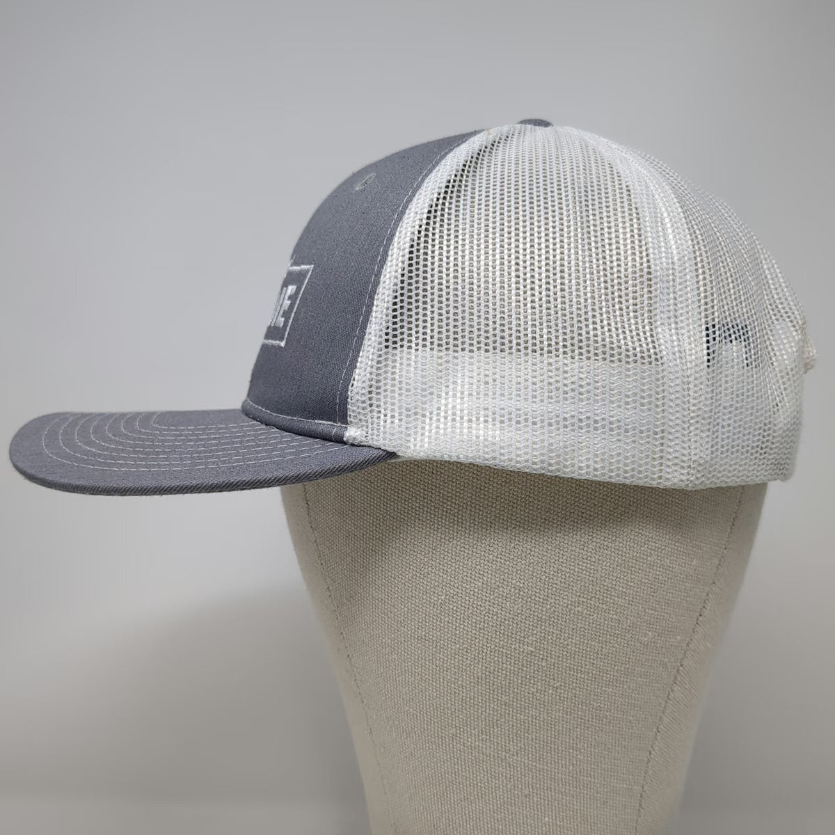 Port Authority Trucker Hat Gray One Size Mesh Back Snapback Sysco Foodie Logo