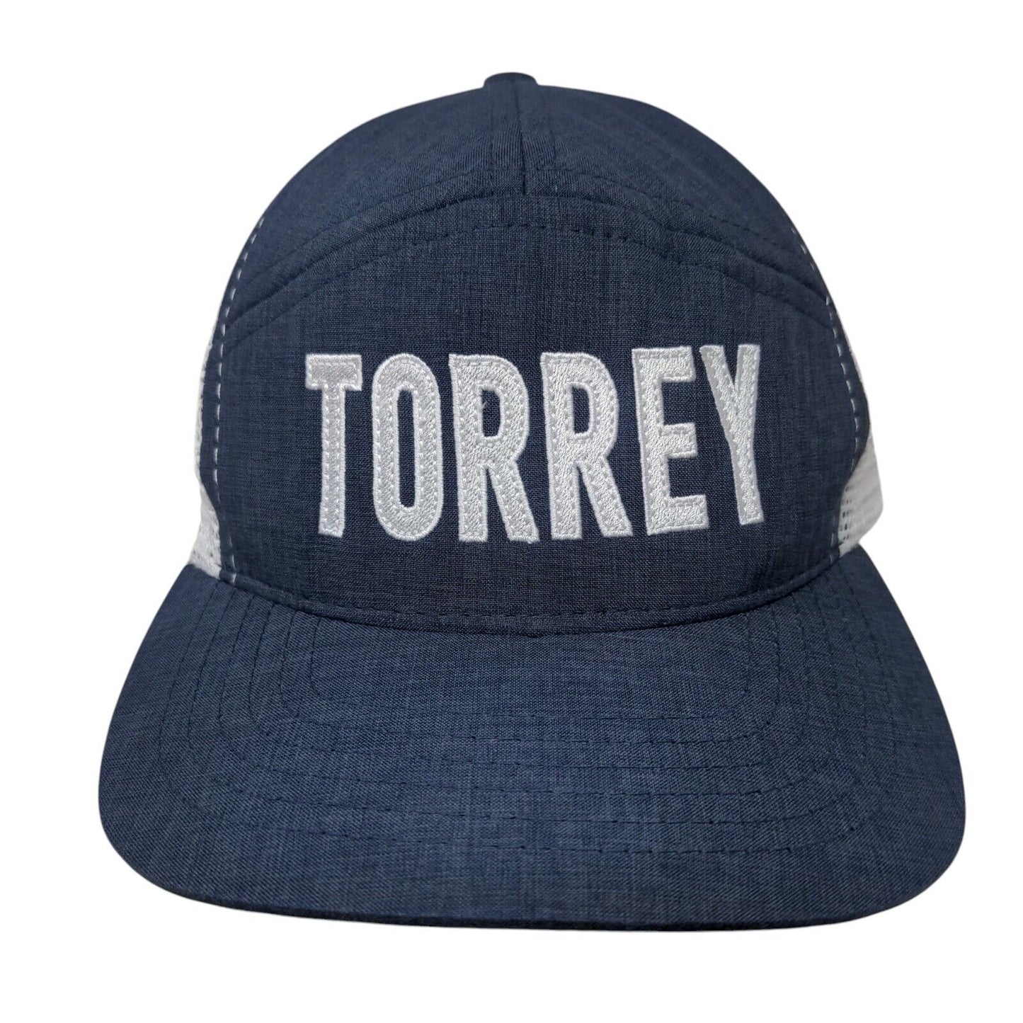 Torrey Pines Snapback Mesh Back Trucker Hat Blue OSFA Legendary