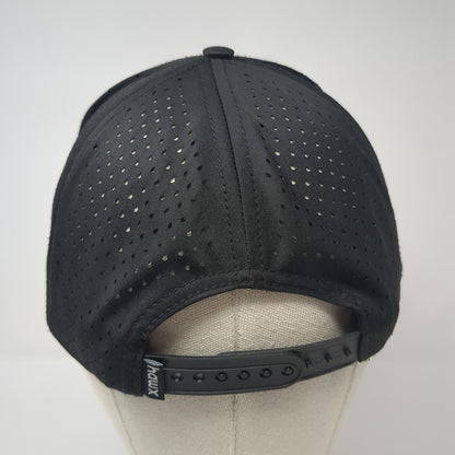 Hawx Patch Snapback Hat Black One Size Adjustable Laser Cut Outdoor