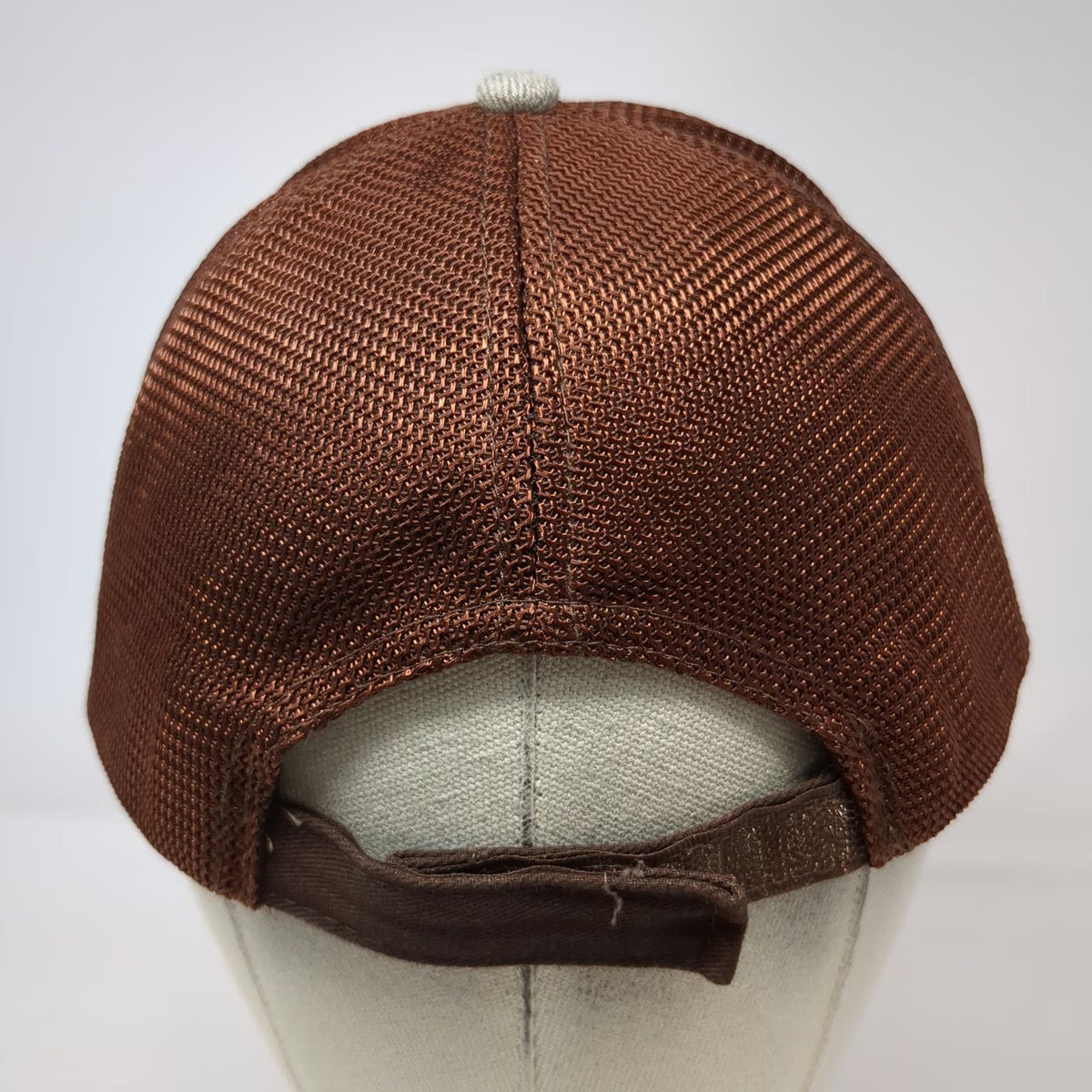 CSI Baseball Cap Gray Blue Brown One Size Myrtle Beach S. Carolina Mesh Back Hat