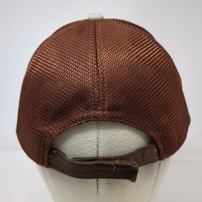 CSI Baseball Cap Gray Blue Brown One Size Myrtle Beach S. Carolina Mesh Back Hat