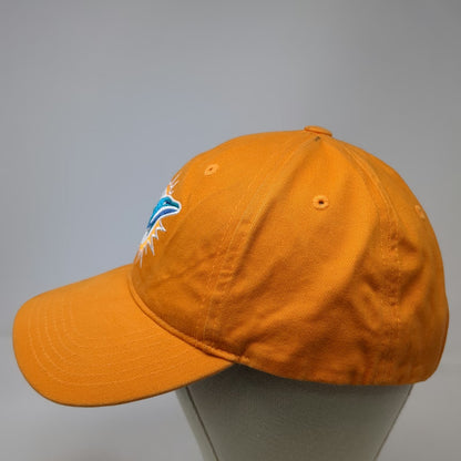 Miami Dolphins NFL Team Apparel Baseball Cap Orange One Size Hat Strapback Logo