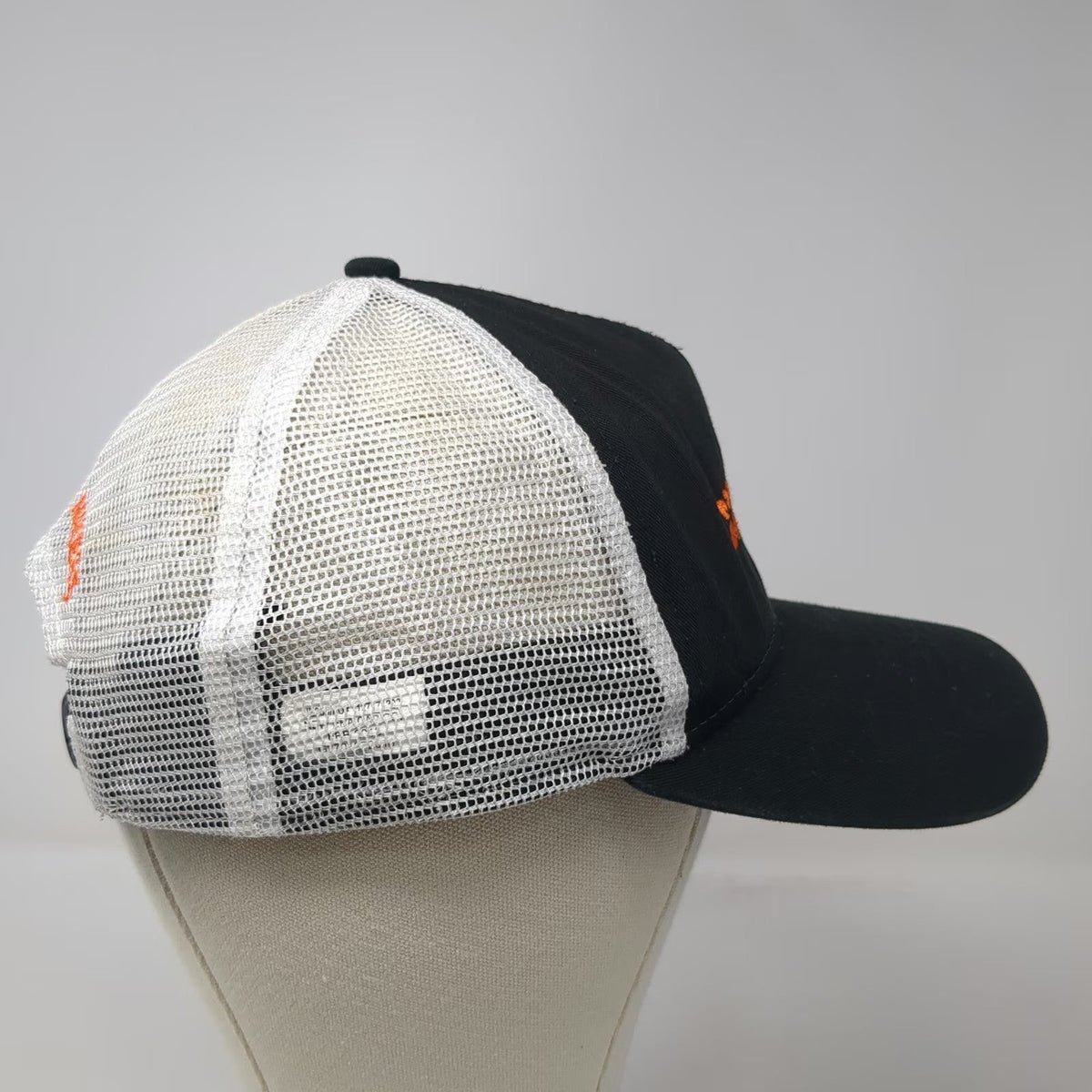 New Era Trucker Hat Black One Size Montco Makers M Logo Mesh Snapback 9FORTY
