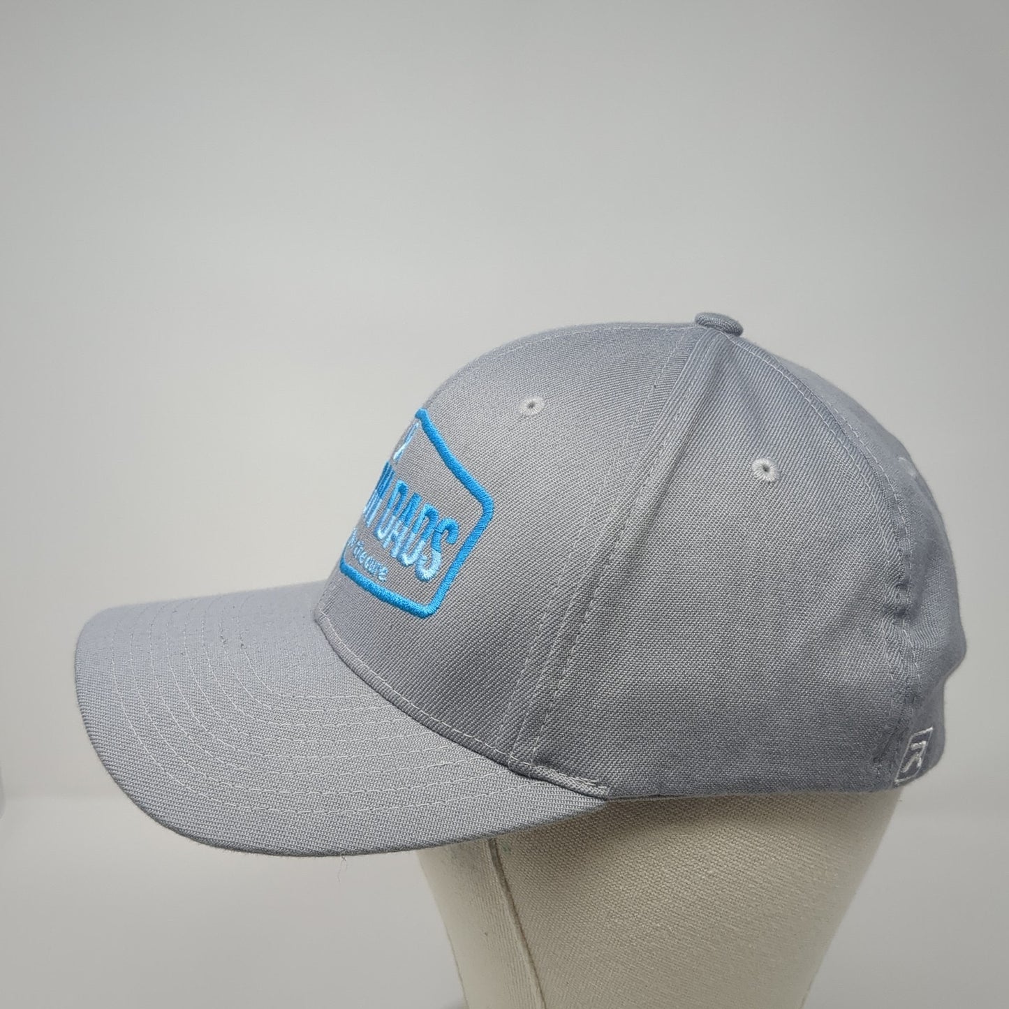 Ride On Dads Riding For The Cure Fitted Baseball Cap Gray XL Pro585 Richardson