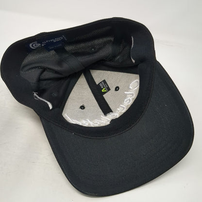 Cleveland Golf Baseball Cap Black L Structured A-Flex Curved Brim Logo Hat