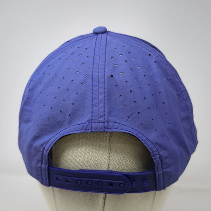 Jones Sports Co Purple 5 Panel One Size Snapback Laser Cut Ventilation Patch Hat