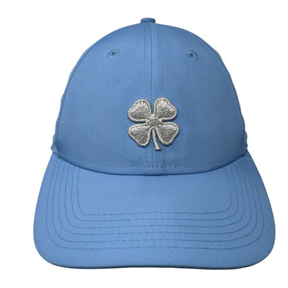 Black Clover Toggle Back Hat Blue One Size Adjustable Solid Live Lucky