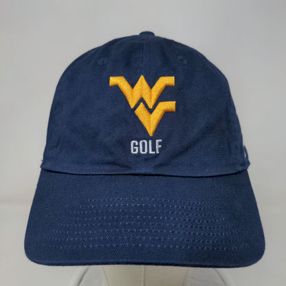 Nike 1Size Men's Slideback Hat Blue OS West Virginia Mountaineers Logo