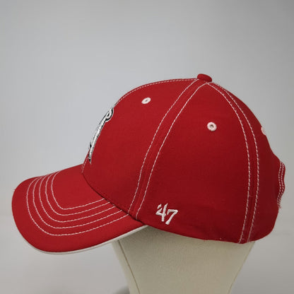 Los Angeles Angels MLB '47 Baseball Cap Red One Size Adjustable Contrast Hat