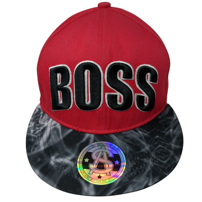 Boss Snapback Hat Multi One Size Adjustable Embroidered Sole Addiction