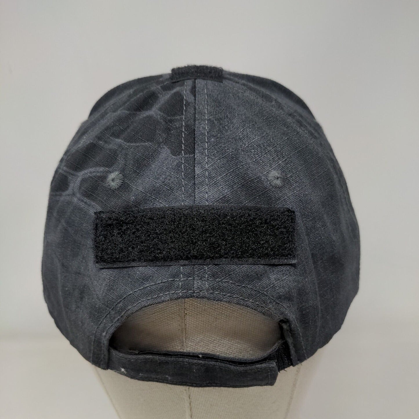 Unbranded Strapback Hat Gray One Size Adjustable 6 Panel Vent Holes