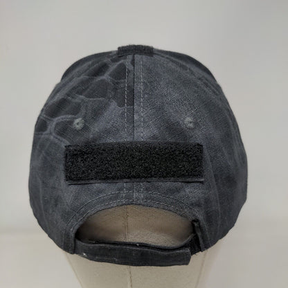 Unbranded Strapback Hat Gray One Size Adjustable 6 Panel Vent Holes