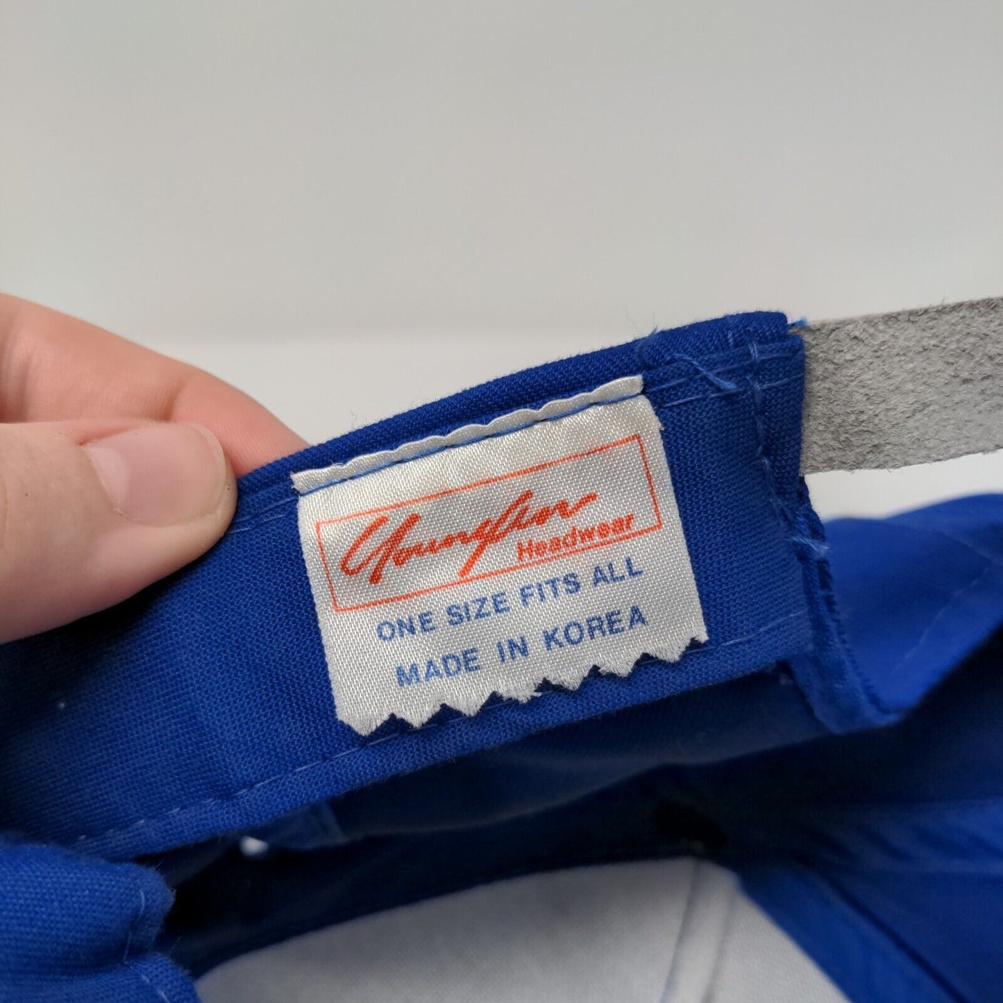 The Oak Ridge Boys Slideback Hat Blue OSFA Adjustable Embroidered Rope Youngan