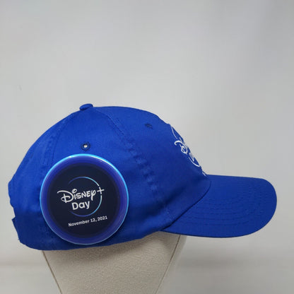 Disney Day 11.12.21 Strapback Hat Blue OSFM Adjustable Embroidered 6 Panel