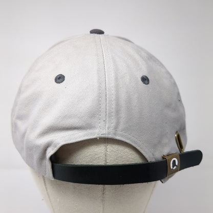 Alaska Slideback Hat Gray One Size Adjustable Embroidered Patriotic Tonqass