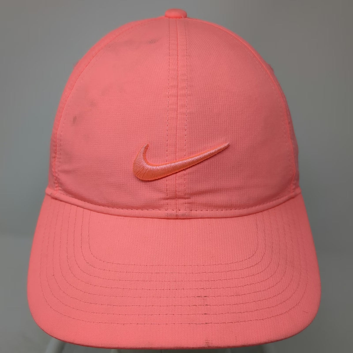Nike Baseball Cap Pink One Size Legacy91 Dri-FIT Gray Adjustable Strap Hat