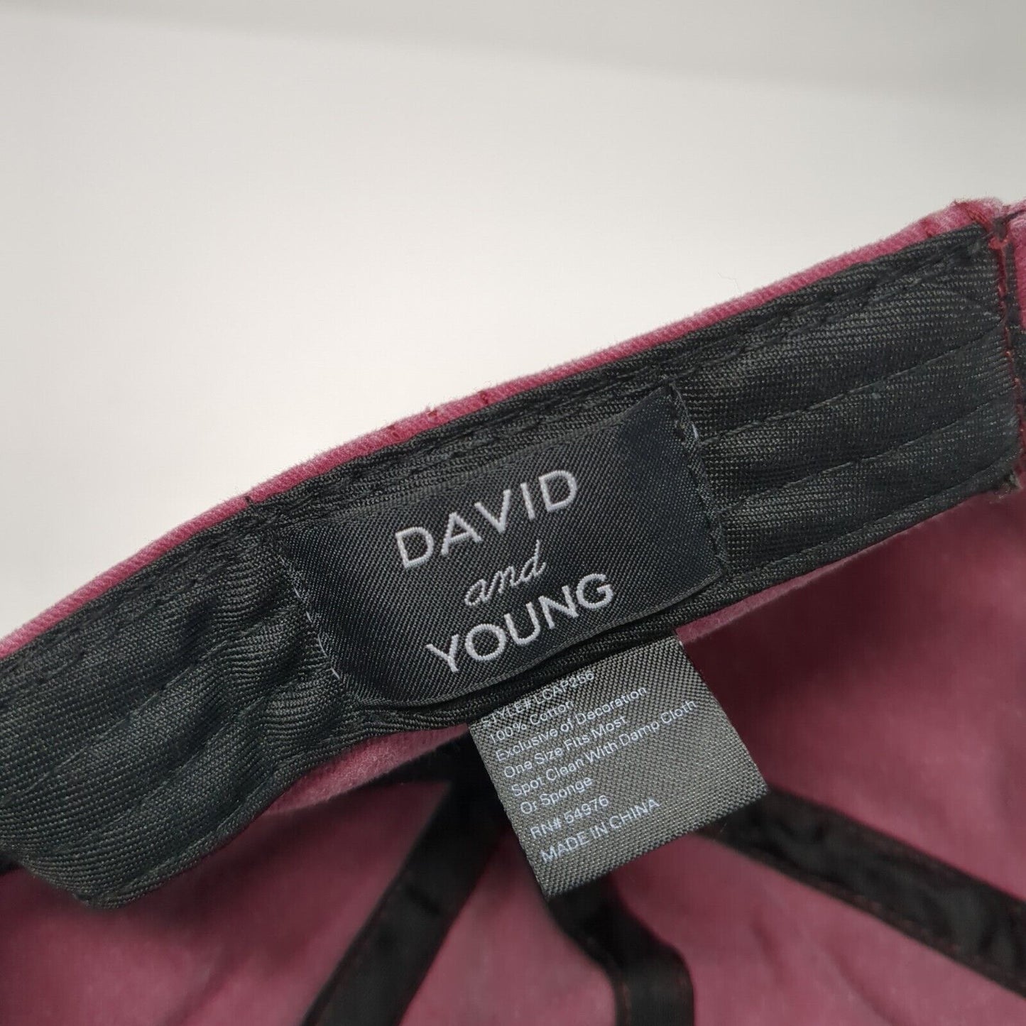 Dog Mom Slideback Hat Red One Size Embroidered Paw David And Young