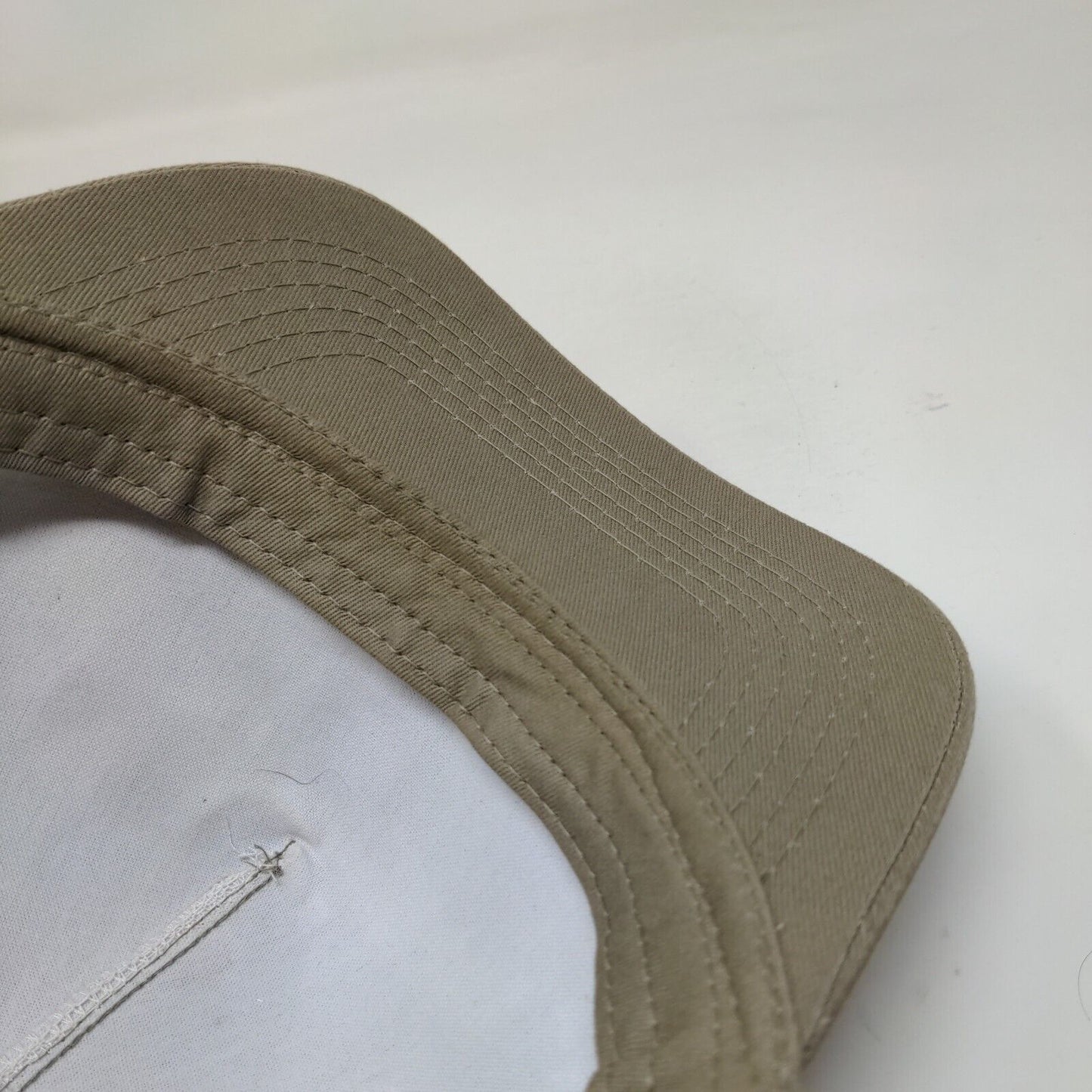 Bass Pro Shops Snapback Trucker Hat Tan OSFM Mesh Back Solid Gone Fishing