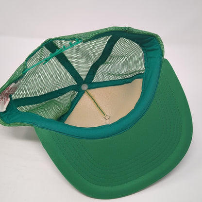 Craig Pipe Snapback Rope Trucker Hat Green One Size Mesh Back Outdoor