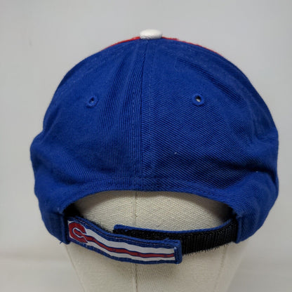 '47 Brand Men's Strapback Hat Blue OS Embroidered Chicago Cubs Logo Polyester