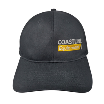Coastline Equipment Snapback Hat Black M/L Adjustable 6 Panel Richardson