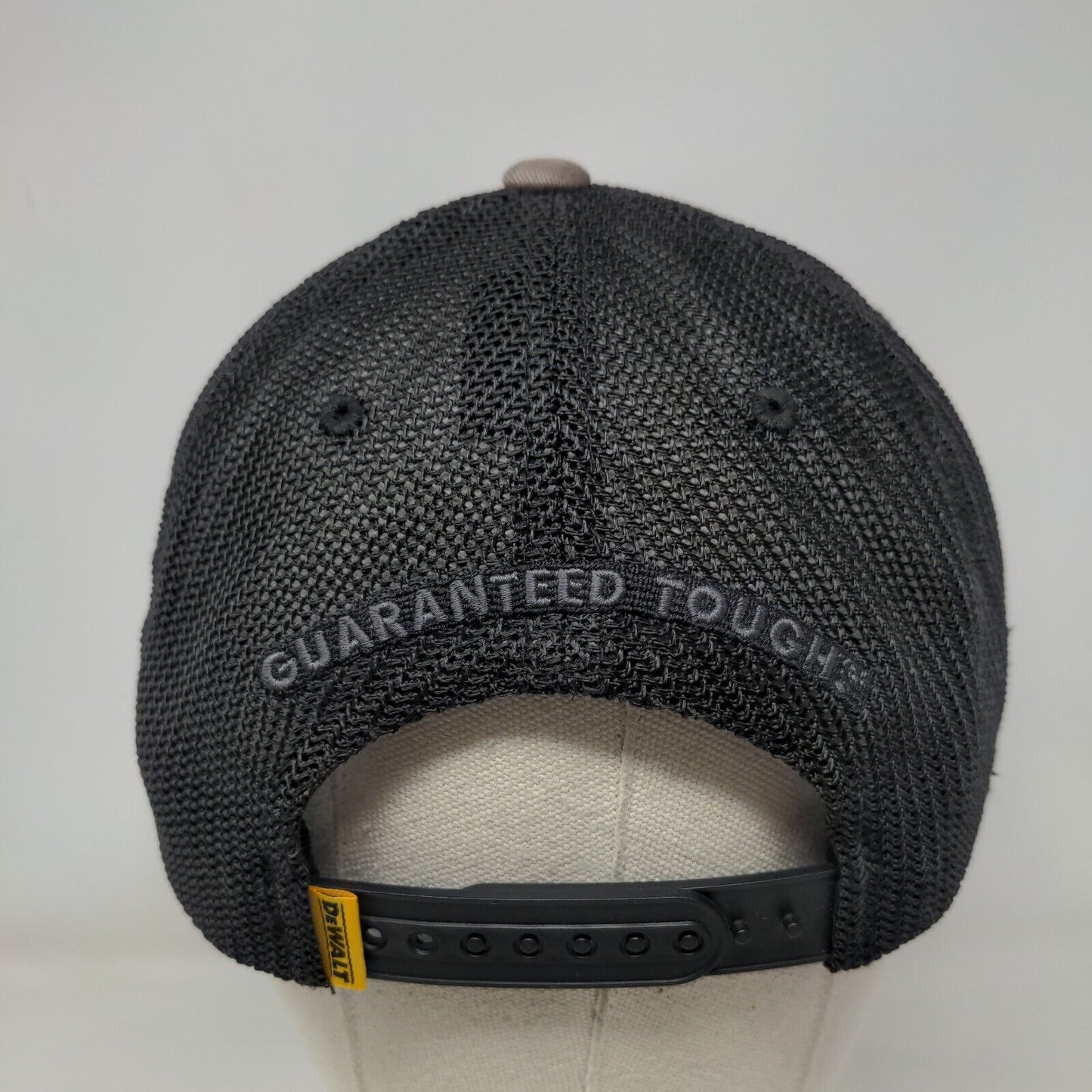 Dewalt Guaranteed Tough Snapback Trucker Hat Gray One Size Flexfit Adjustable