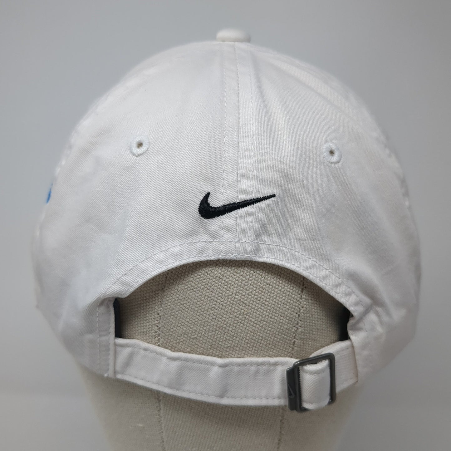 Nike Heritage86 Slideback Hat White One Size Embroidered Logo Dri-Fit