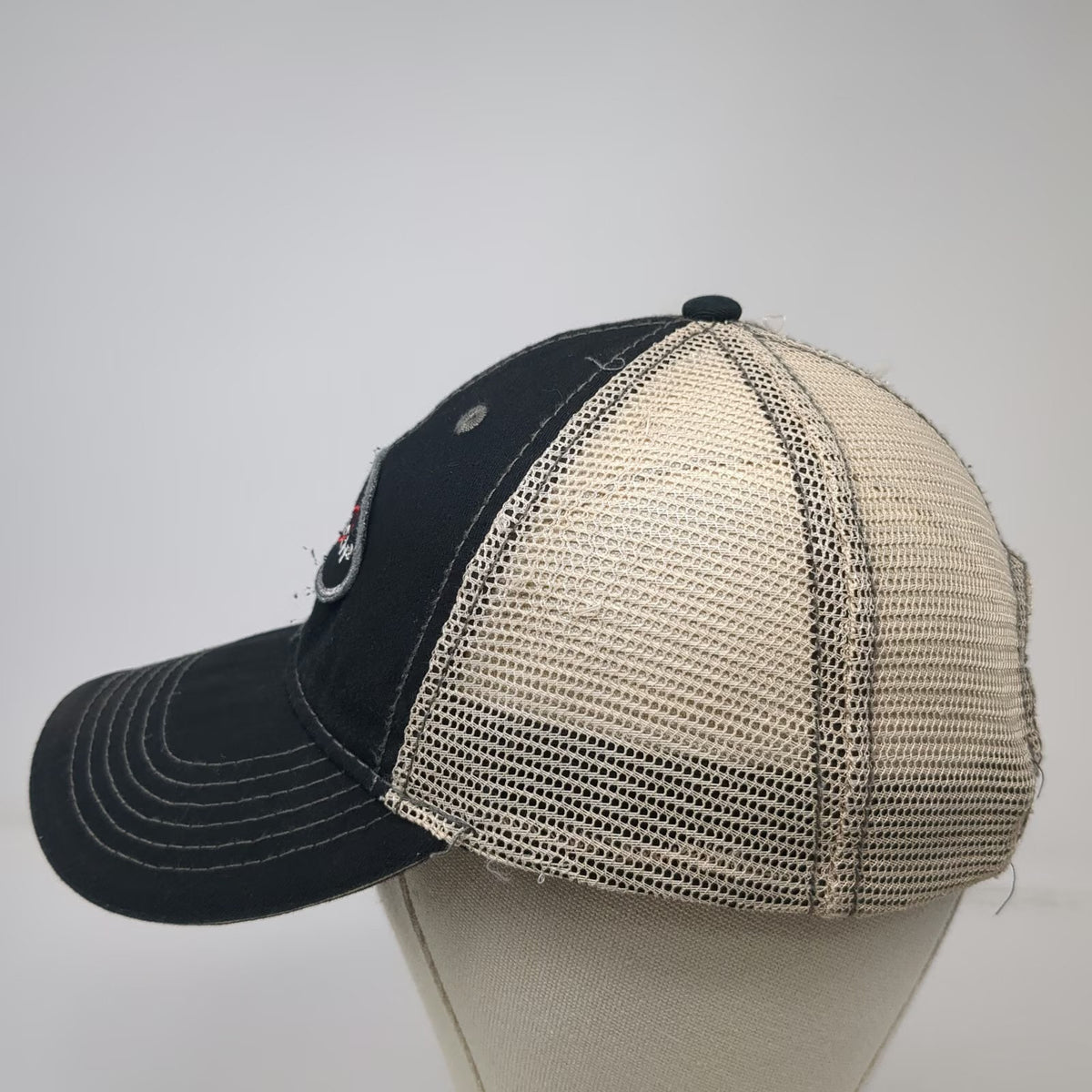 BowTech Baseball Cap Black One Size Mesh Back Strapback Hunting Archery Hat