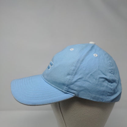 FILA Strapback Hat Blue One Size Embroidered Adjustable Solid 6 Panel