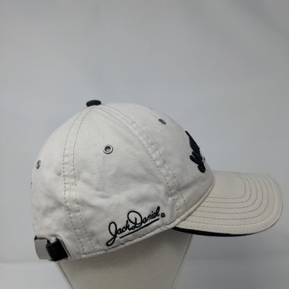 Jack Daniel's Slideback Hat Tan OSFM Adjustable Embroidered 6 Panel