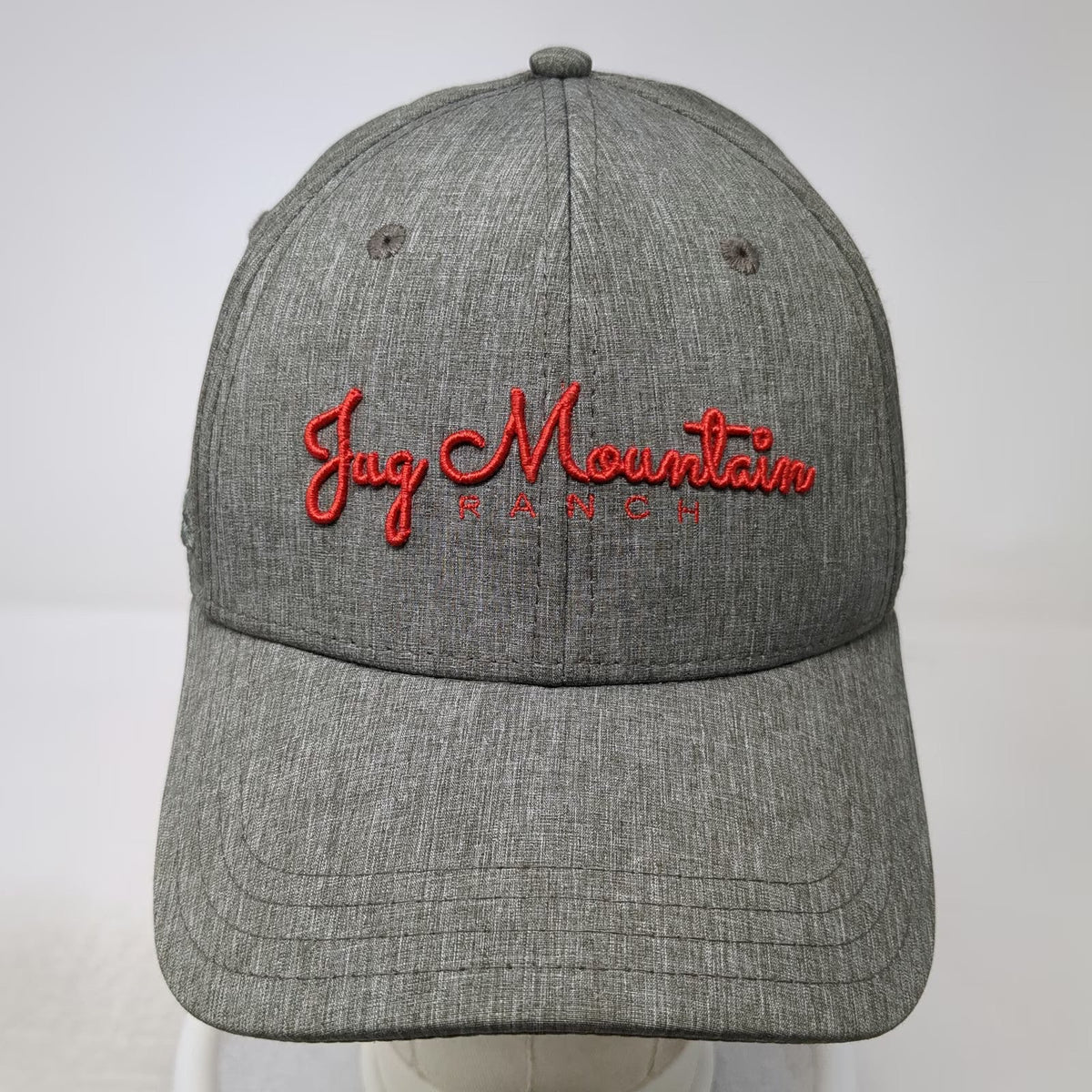 Pukka Baseball Cap Gray M Fitted Jug Mountain Ranch Heathered Stretch Fit Hat