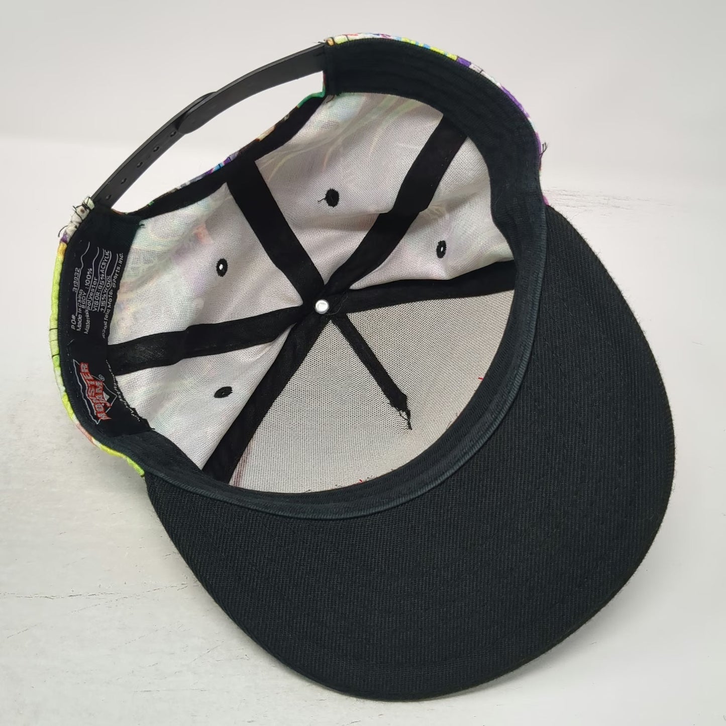 Monster Jam Boys 5 Panel Black One Size Grave Digger Monster Truck Snapback Hat