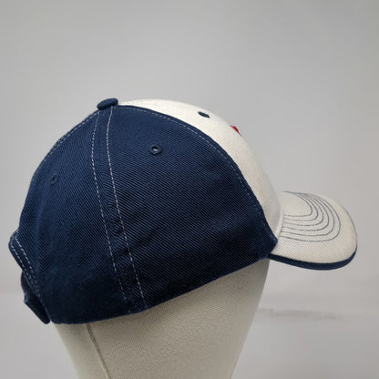 Boston Red Sox MLB T.E.I. Baseball Cap White Blue One Size Embroidered Logo Hat