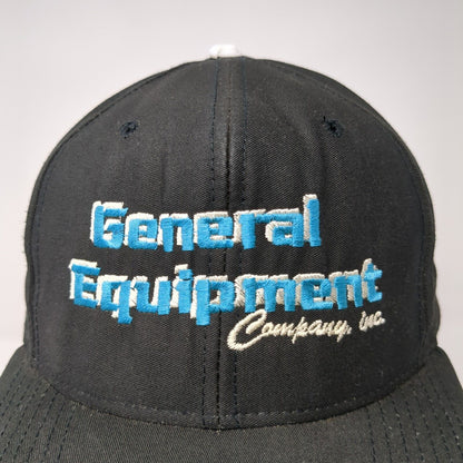 Vintage General Equipment Company Snapback Hat Black Size L Richardson