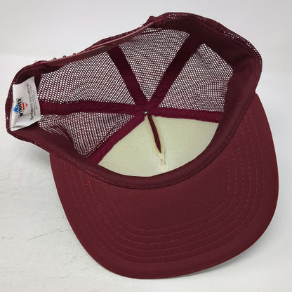Winner Familian Pipe Supply Trucker Hat Red One Size Foam Mesh Rope Snapback