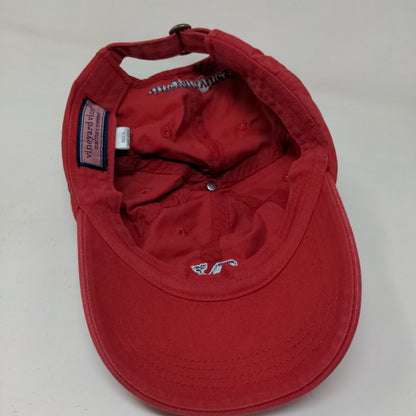 Vineyard Vines Martha's Vineyard Men's Slideback Hat Red Adjustable Whale Logo