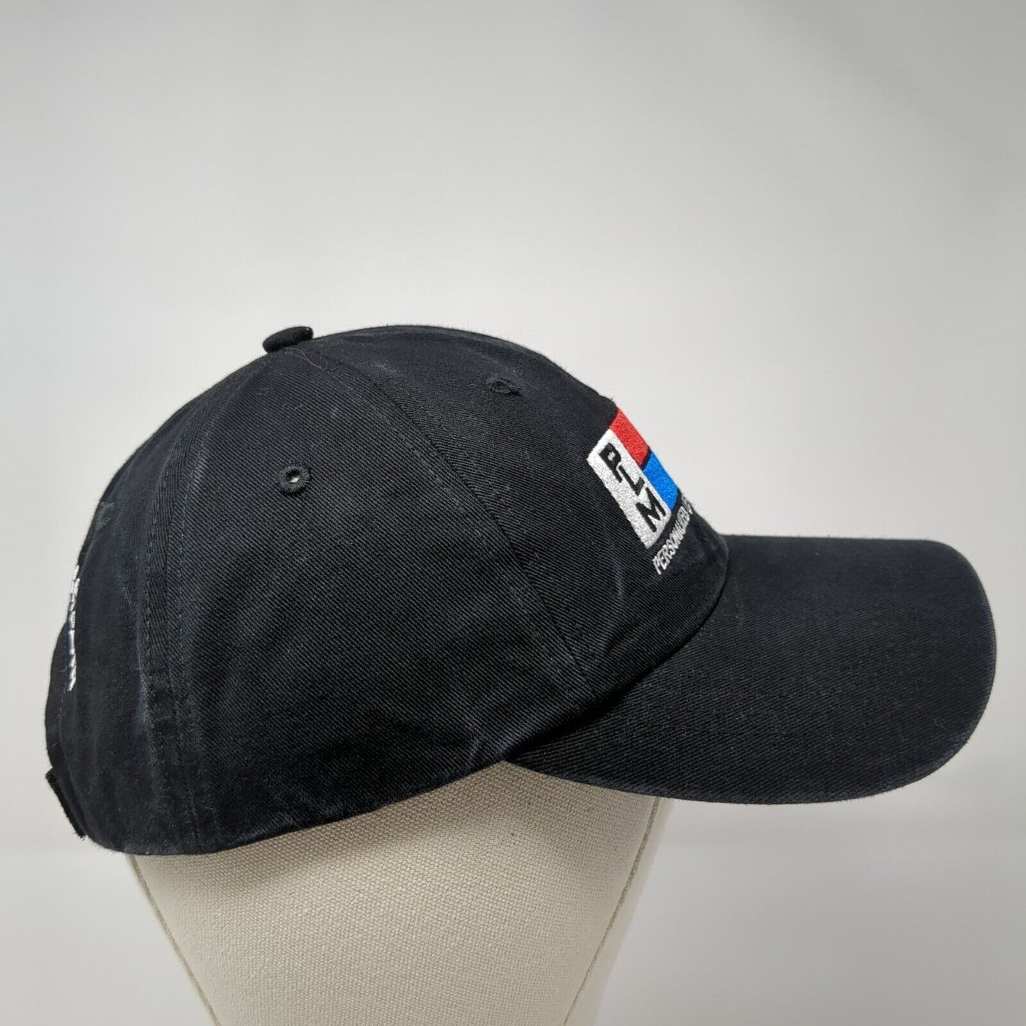 Personalized Lifecycle Management Strapback Hat Black OSFA Embroidered