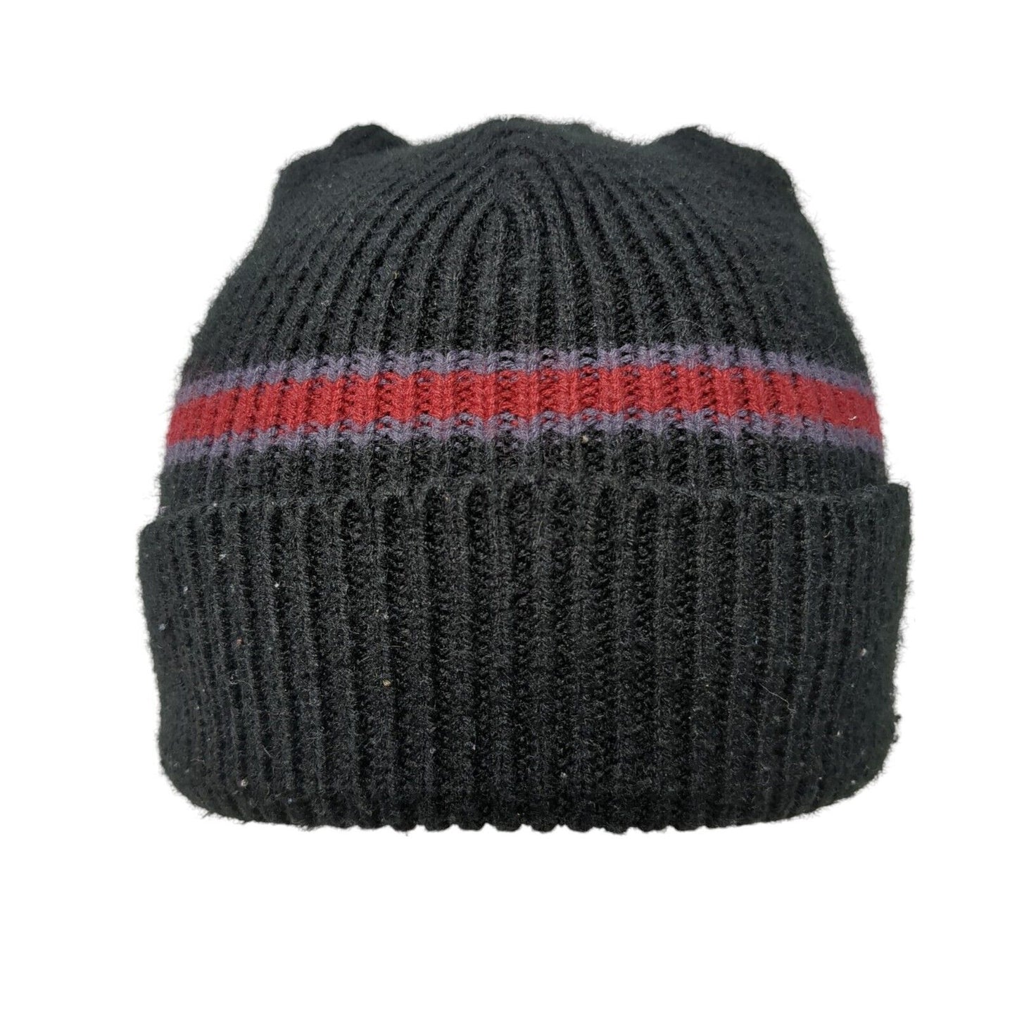 Weatherproof Knit Beanie Hat Black One Size Stretch Acrylic Outdoor