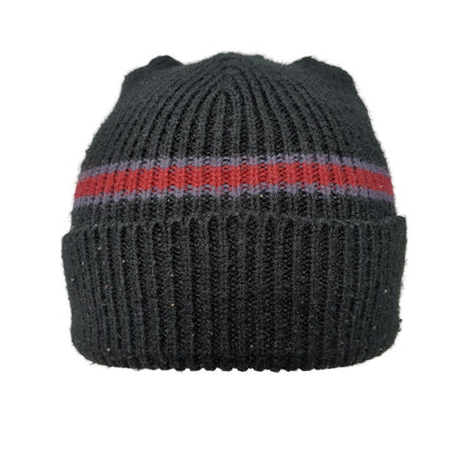 Weatherproof Knit Beanie Hat Black One Size Stretch Acrylic Outdoor