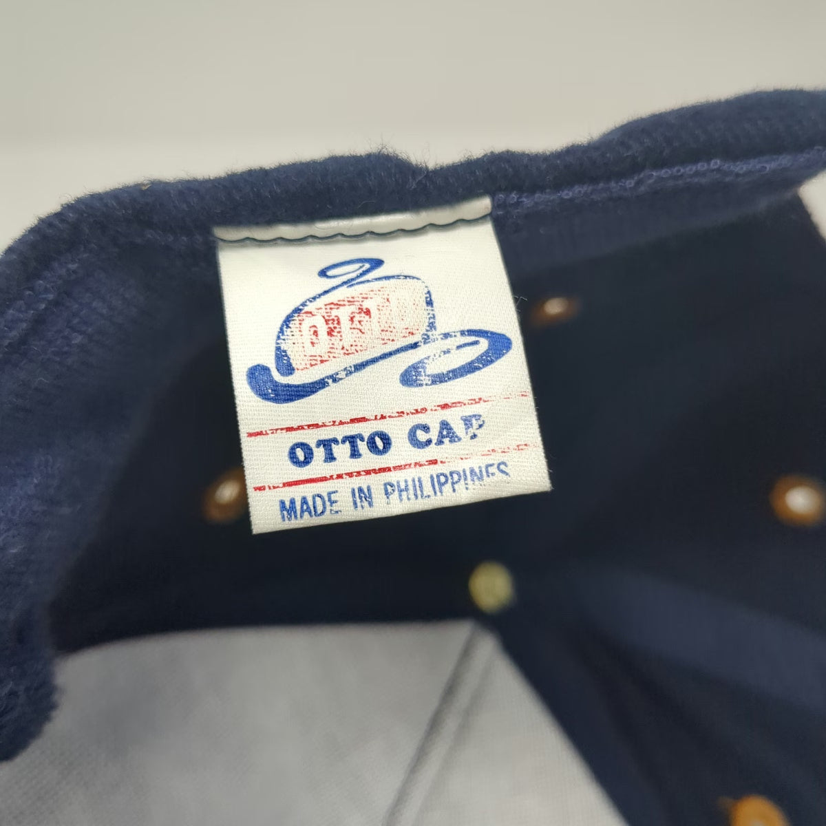 Otto 5 Panel Blue Hat One Size Cotton Twill Ranch Antlers Slideback Buckle Logo