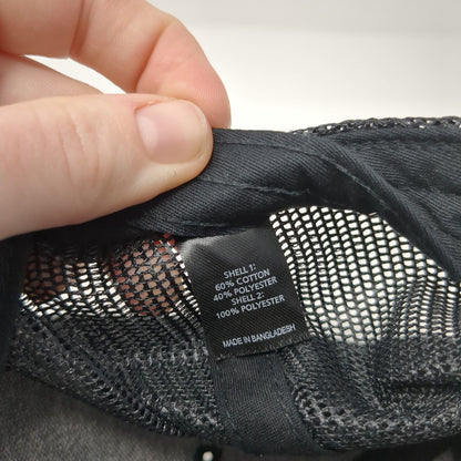 D.E.A. Centurion Snapback Trucker Hat Black OS Adjustable Mesh Back Richardson