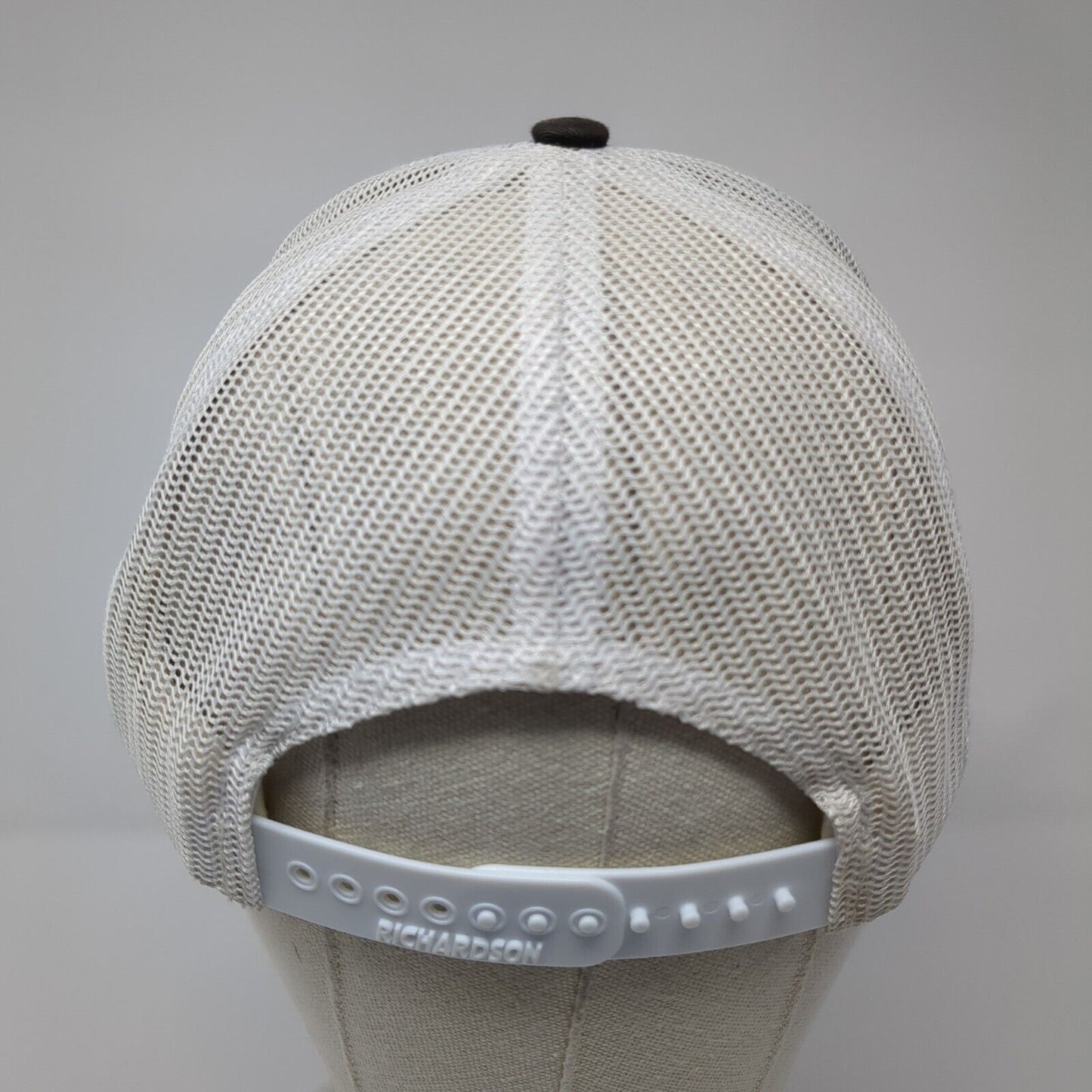 Sunrise Motors Est 1977 Snapback Trucker Hat Black OS Adjustable Mesh Richardson