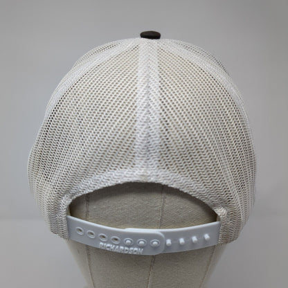 Sunrise Motors Est 1977 Snapback Trucker Hat Black OS Adjustable Mesh Richardson