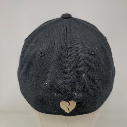 Atticus Fitted Hat Black Small-Medium Embroidered Flexfit Yupoong